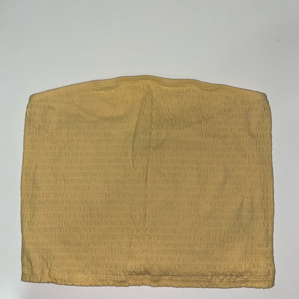 American Eagle yellow tube top